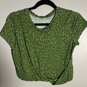 Anthropologie Animal Print‎ Top- Small